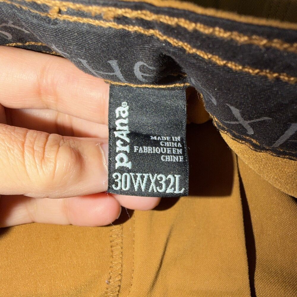 prAna Stretch Zion II Pants Men 30x32 Brown Hiking Cargo Outdoor - Picture 8 of 8
